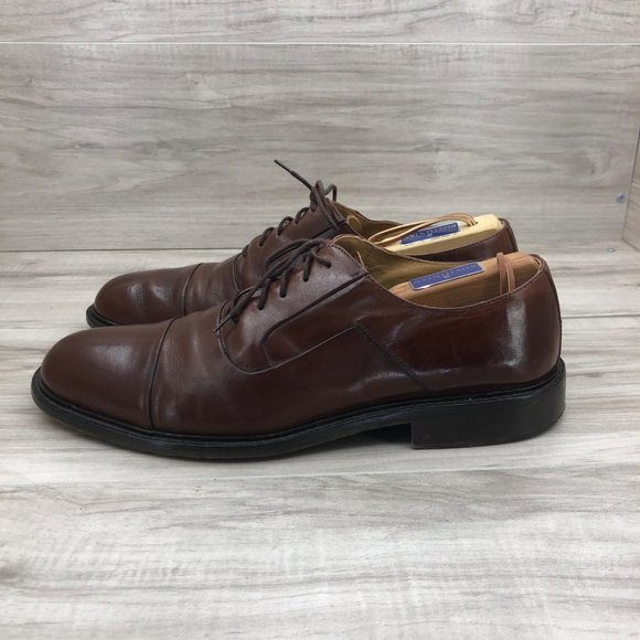 Johnston & Murphy Oxfords Men\'s Size 10.5 Brown Leather Lace Up Dress Shoes main image 10